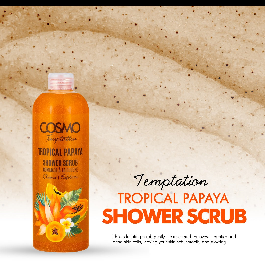 Temptation Tropical Papaya Shower Scrub